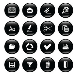 Computer Icon Set vector