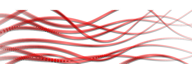 abstract background wavy intertwining lines vector image