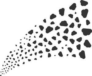 cloud source stream vector image