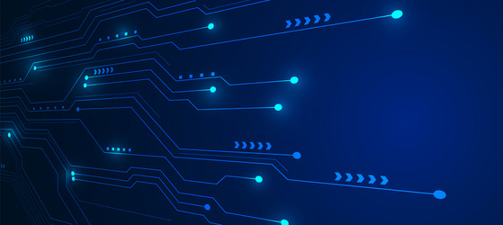 Technology background with hi-tech digital data vector