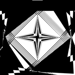 Random monochrome glitchy rough texture pattern vector