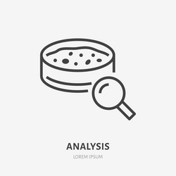 Soil Testing Analysis Icon vector image