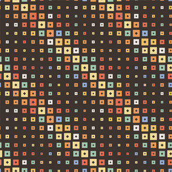 seamless halftone square pattern vector image