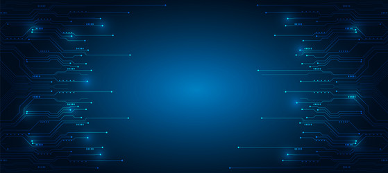 technology background with hi-tech digital data vector image