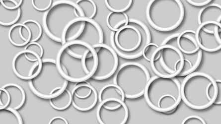 Abstract background rings with shadows vector