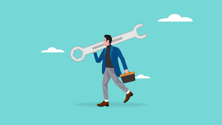 problem solving with the concept vector image