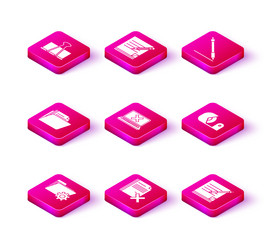 set folder settings with gears delete file vector image