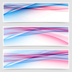 Dynamic speed line web bright header collection vector