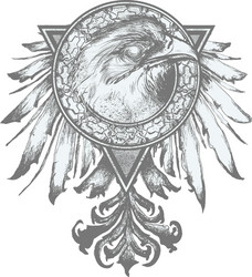 Noble Eagle Crest vector