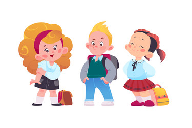 school kids vector