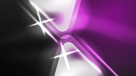 digital neon abstract background triangles vector