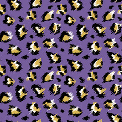 Leopard Spot Seamless Pattern vector image