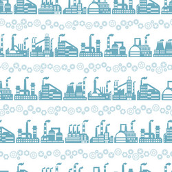 Factory or industrial building Royalty Free Vector Image