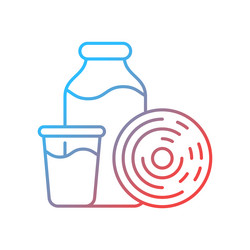 spiral plating for bacterial count gradient vector image