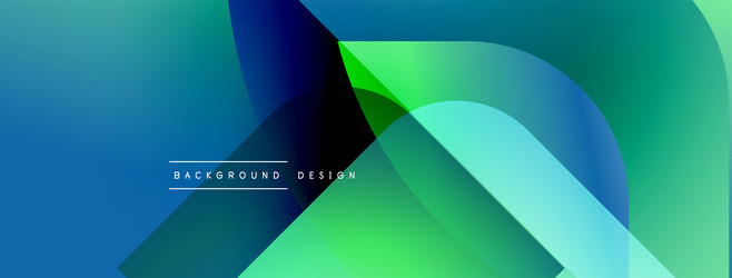 abstract gradients overlap creating dynamic vector image