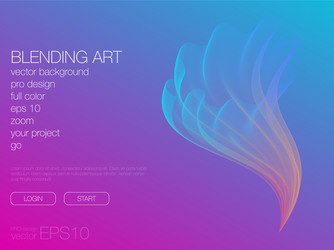 futuristic user interface ui technology vector image