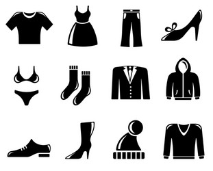 Clothes icon Royalty Free Vector Image - VectorStock