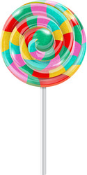 Lollipop pink candy Royalty Free Vector Image - VectorStock
