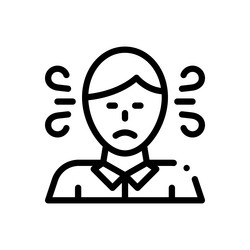 exhibition icon thin linear style design isolated vector image