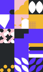 vertical abstract pattern design vector image