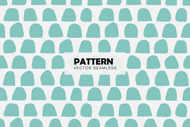 cute abstract organic blob shape pattern vector image