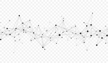 Abstract Connection Network vector image