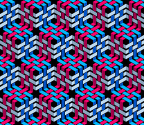 Cubed Mesh Pattern - 3D vector image