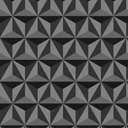 grey abstract background 3d triangle pattern vector image