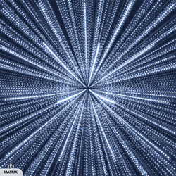 Abstract Science Particle Array vector image