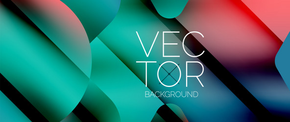 fluid gradient arrow geometric minimal background vector image
