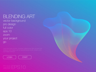 futuristic user interface ui technology vector image