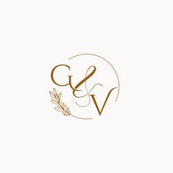 Sa initial wedding monogram logo Royalty Free Vector Image
