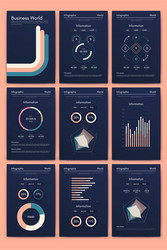 modern infographic elements for business Vector Image
