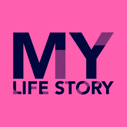 T-shirt my life story vector