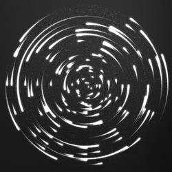 grayscale glowing particles flying vector image