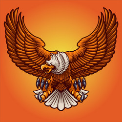 Eagle mascot logo Royalty Free Vector Image - VectorStock