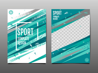 Dynamic Speed Layout Template vector image