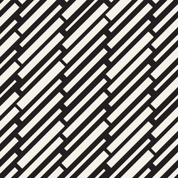 Irregular Black and White Dash Pattern vector image
