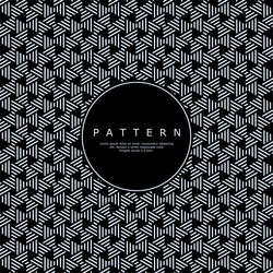 modern minimalist line triangle abstract pattern vector image