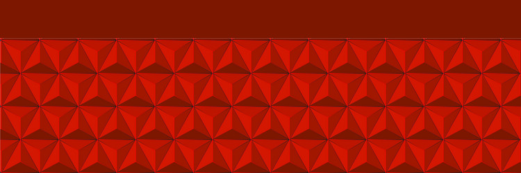 red abstract background 3d triangle pattern vector image
