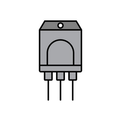 Diode icon Royalty Free Vector Image - VectorStock
