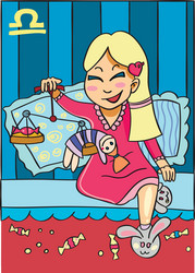 zodiac libra Vector Image