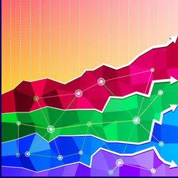 Business Chart Graph Data Visualization vector image