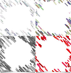 colorful random diagonal stripe pattern vector image