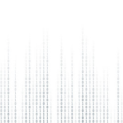 Digital Data Encryption Binary Code vector image