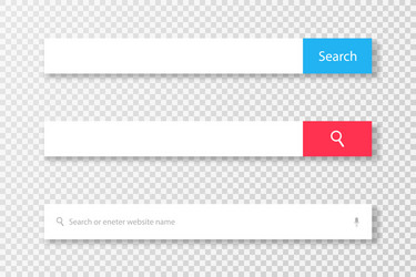 Modern Search Bar UI Element vector image