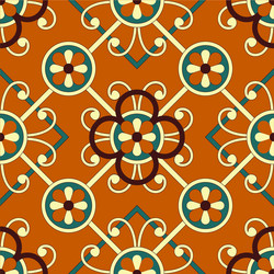 4 seamless vintage floral patterns Royalty Free Vector Image