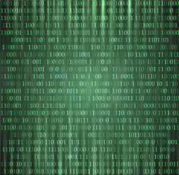hexadecimal computer code background vector image