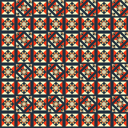 seamless pattern with geometric shapes vector image