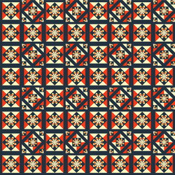 Seamless pattern with geometric shapes vector